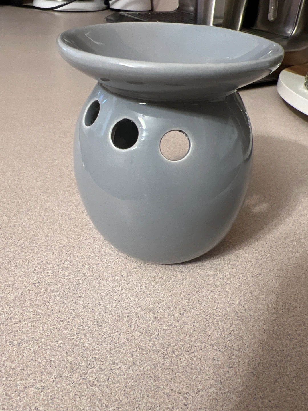 Gray Wax Melt Burner