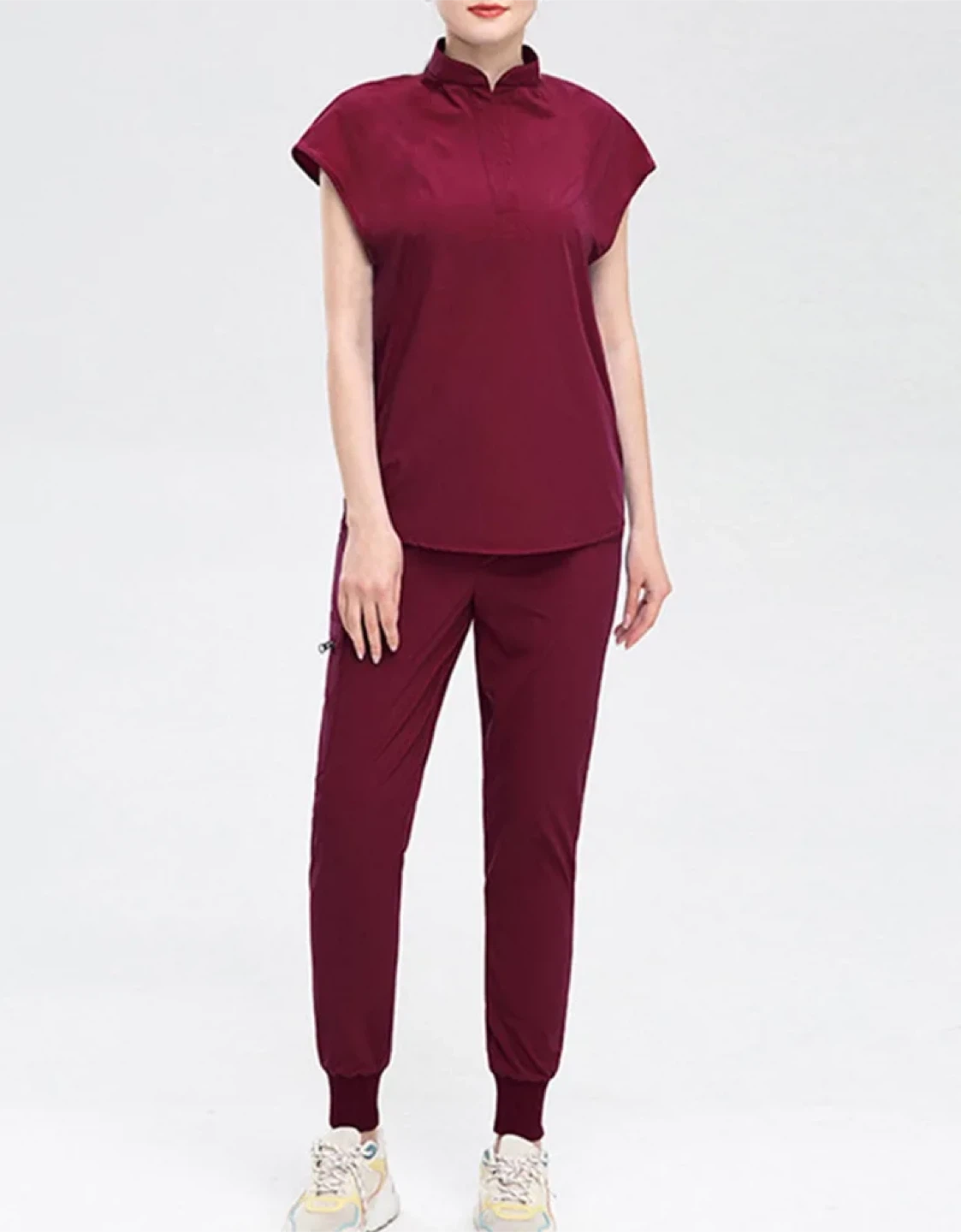 Maroon Scrub Set - photo 2