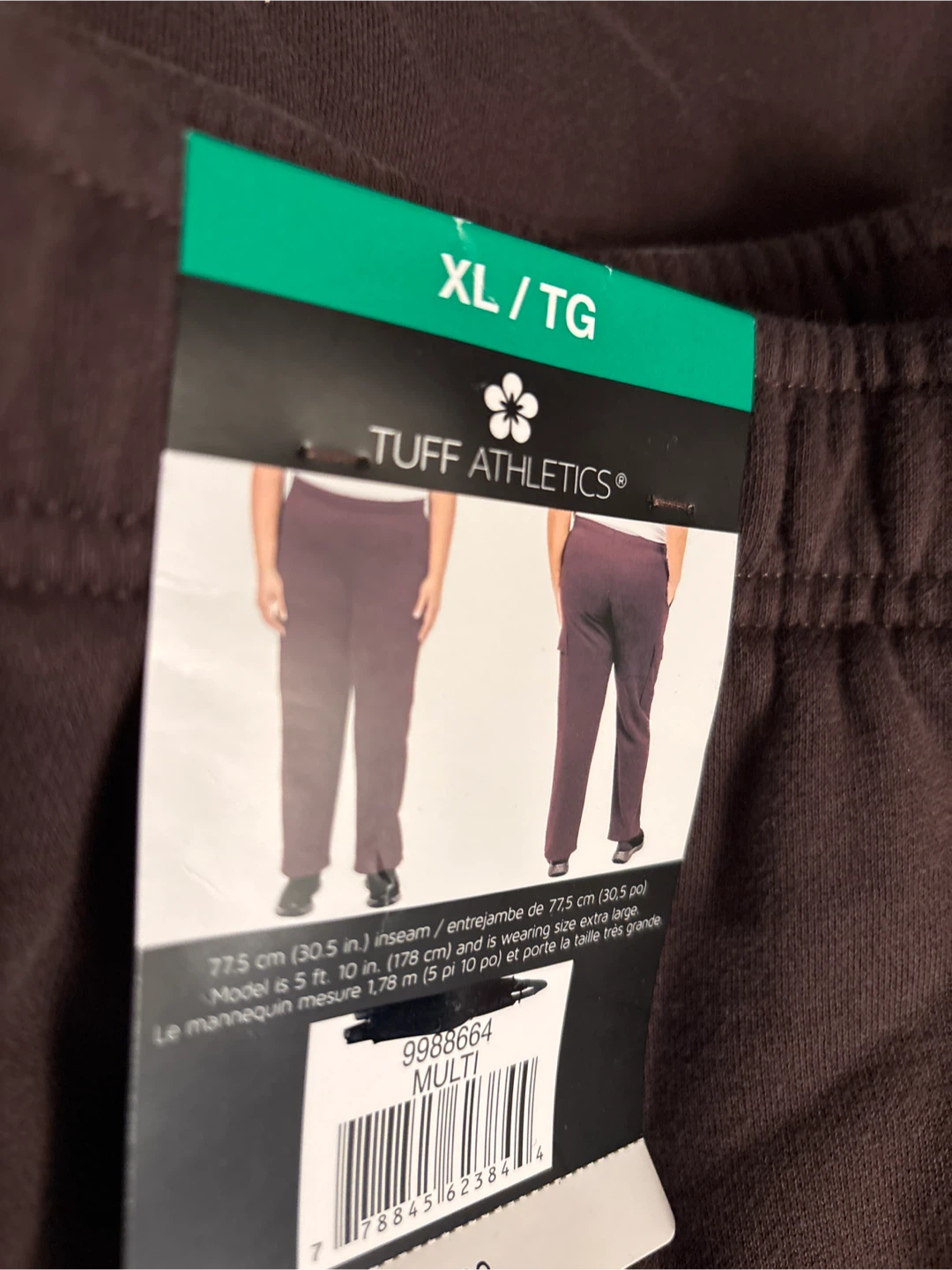 Tuff Athletics Men's XL/TG Sweatpants Brown - photo 2