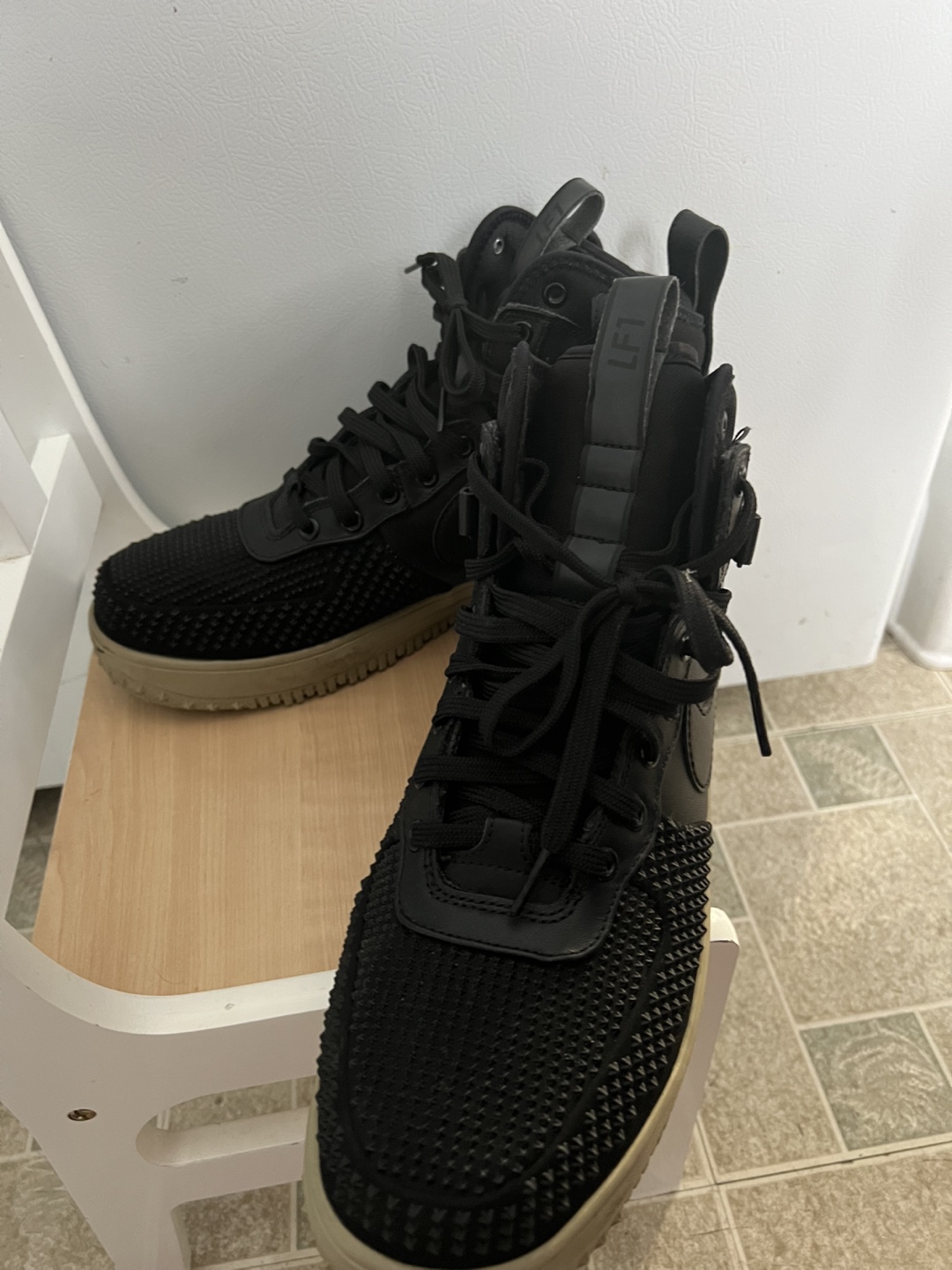 Nike Force One High Duckboot Lunar Top Black Boots