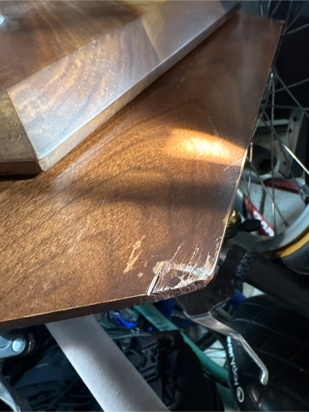2 Hexagon End Tables - Wood - photo 2