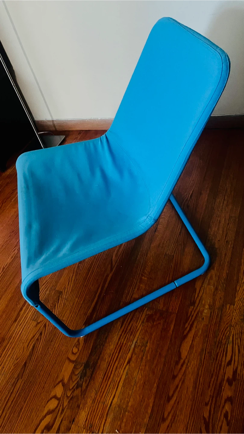 Blue Accent Ikea Chair