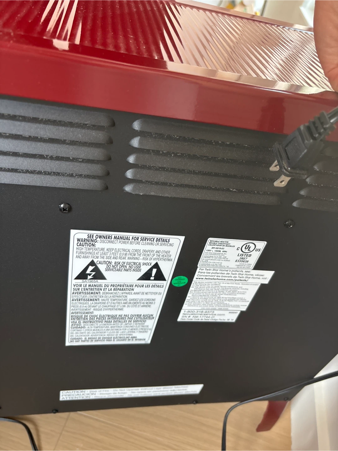 Duraflame Electric Fireplace Heater - photo 3