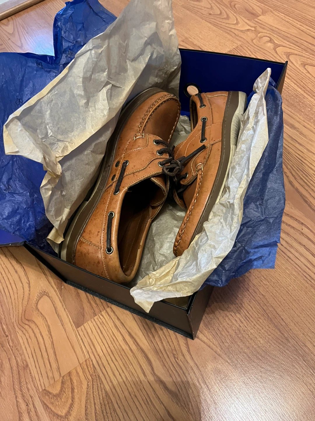 Allen Edmonds Brown Leather Boat Shoes - photo 2