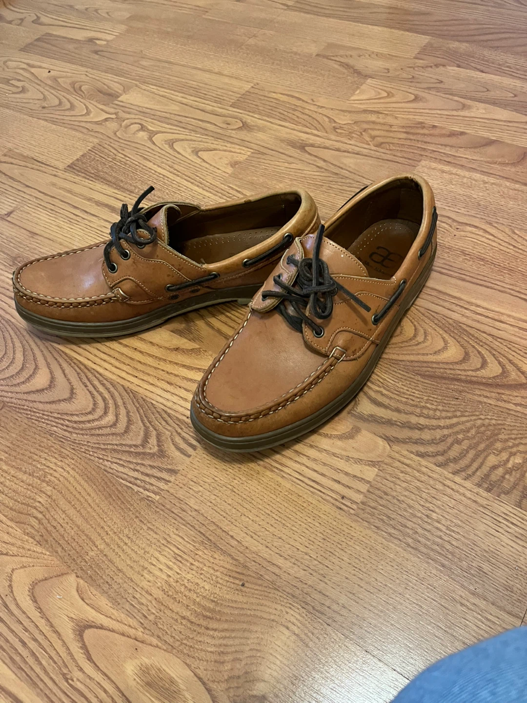 Allen Edmonds Brown Leather Boat Shoes - photo 3