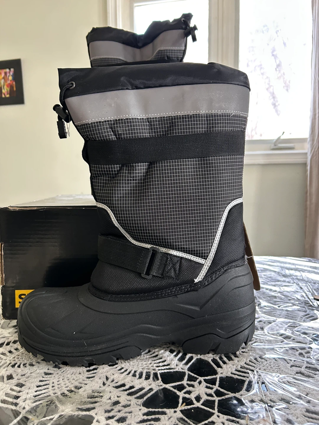 Stanley Men's Safety Winter Boots - Black/Grey - Size 10 - photo 3