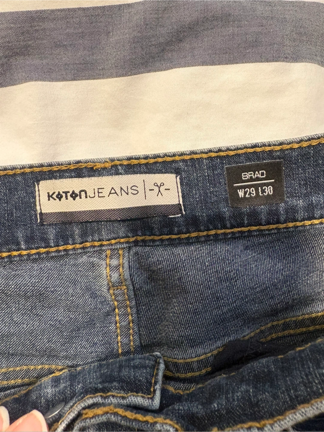 Koton Jeans Brad W29 L30 Blue Denim Jeans - photo 2