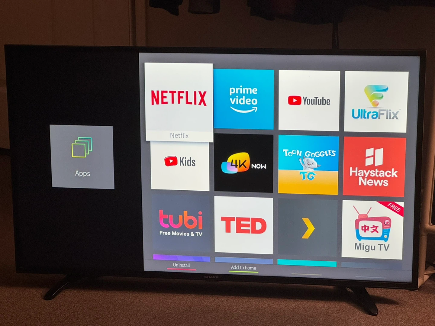 Sharp 43" Smart TV