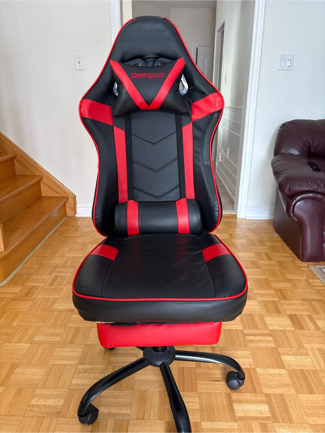 DARKÉCHO Gaming Chair - Black & Red - photo 4