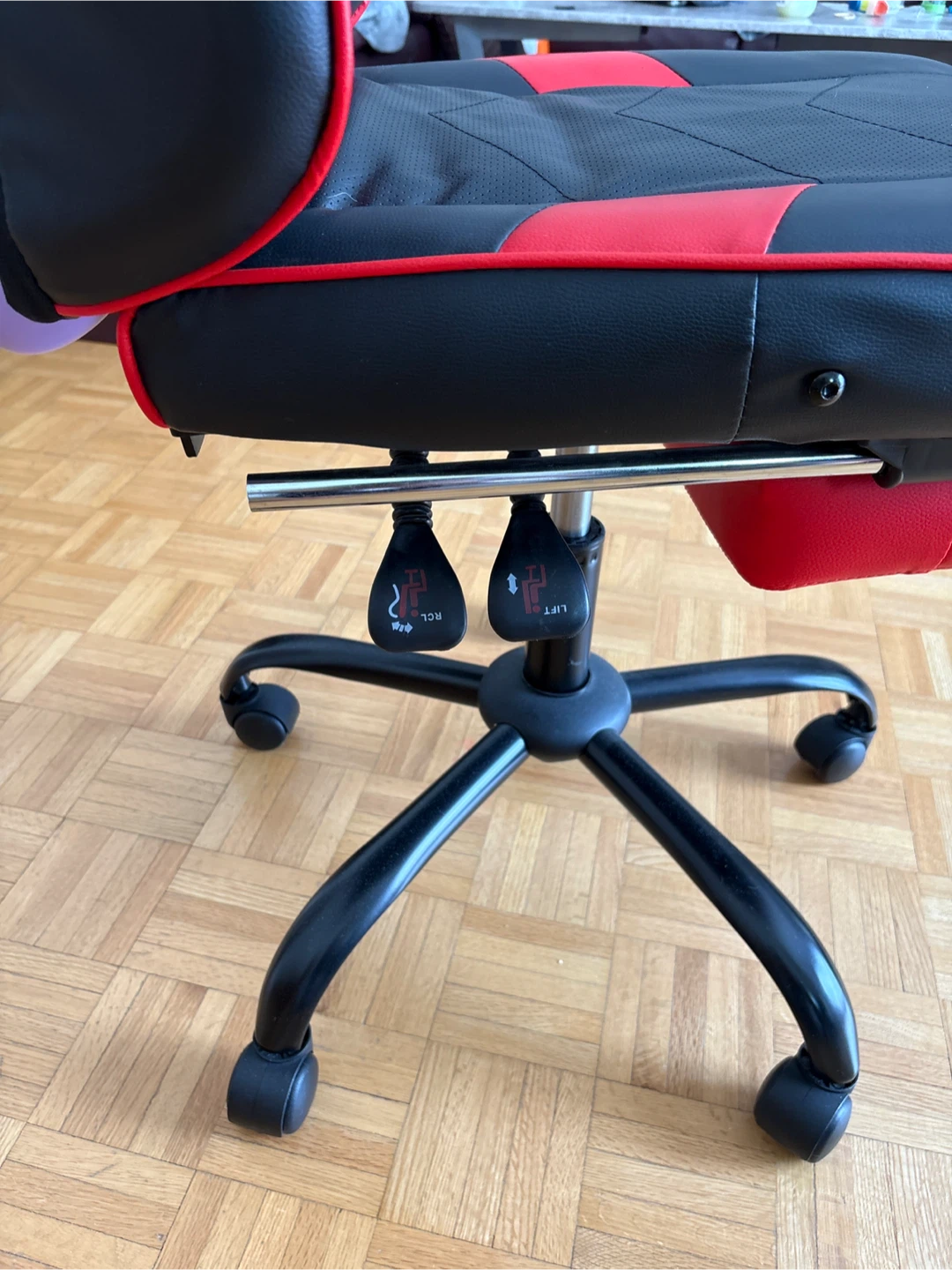 DARKÉCHO Gaming Chair - Black & Red - photo 2