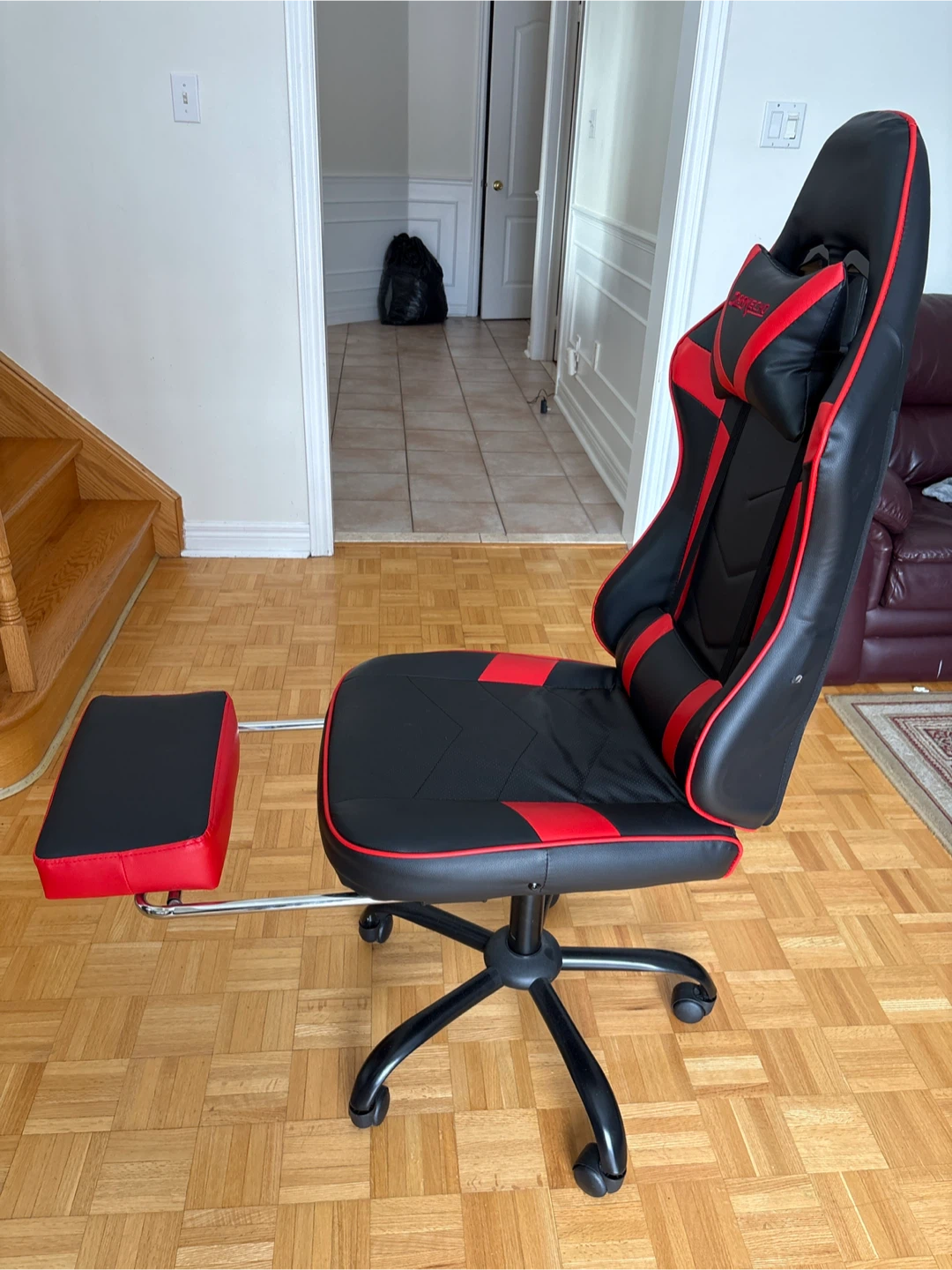 DARKÉCHO Gaming Chair - Black & Red - photo 3