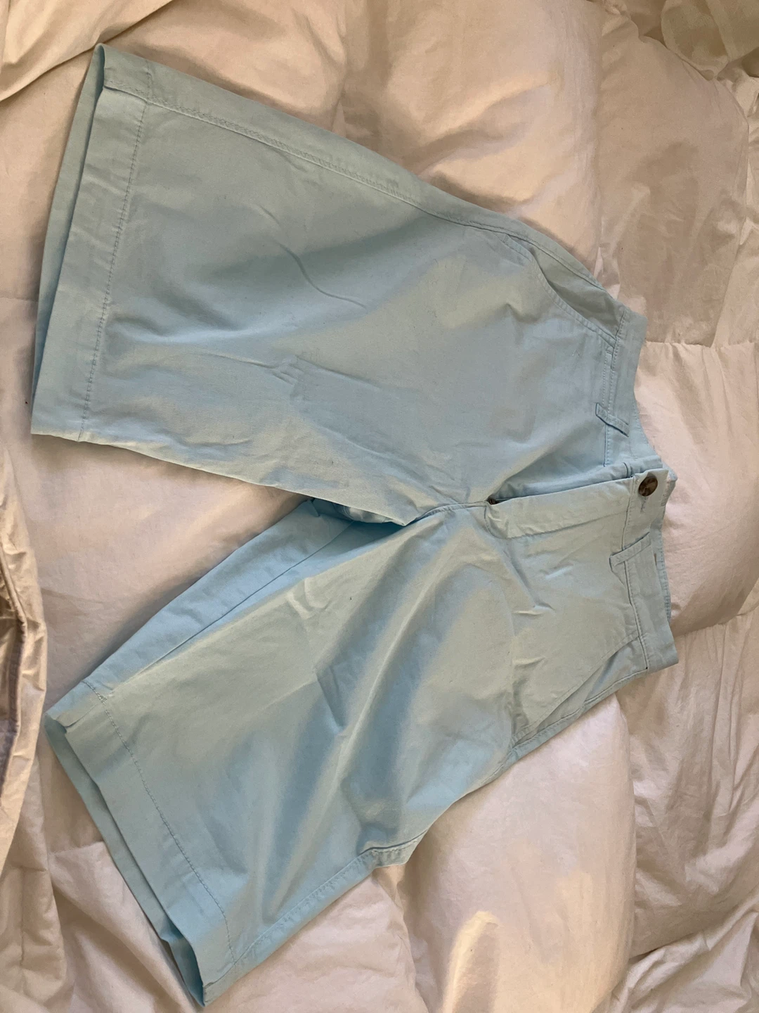 Light Blue Chino Shorts