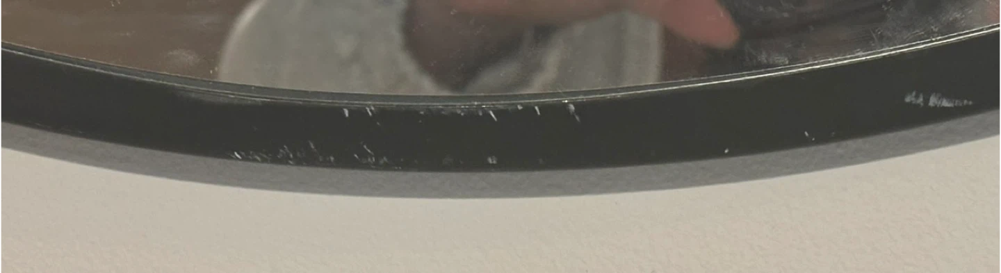 Round  Black Framed Mirror - photo 4