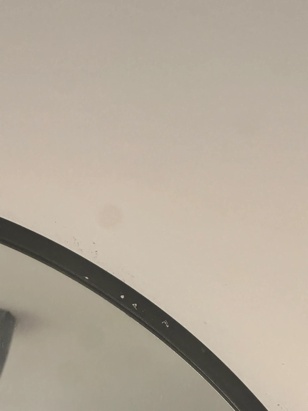 Round  Black Framed Mirror - photo 5