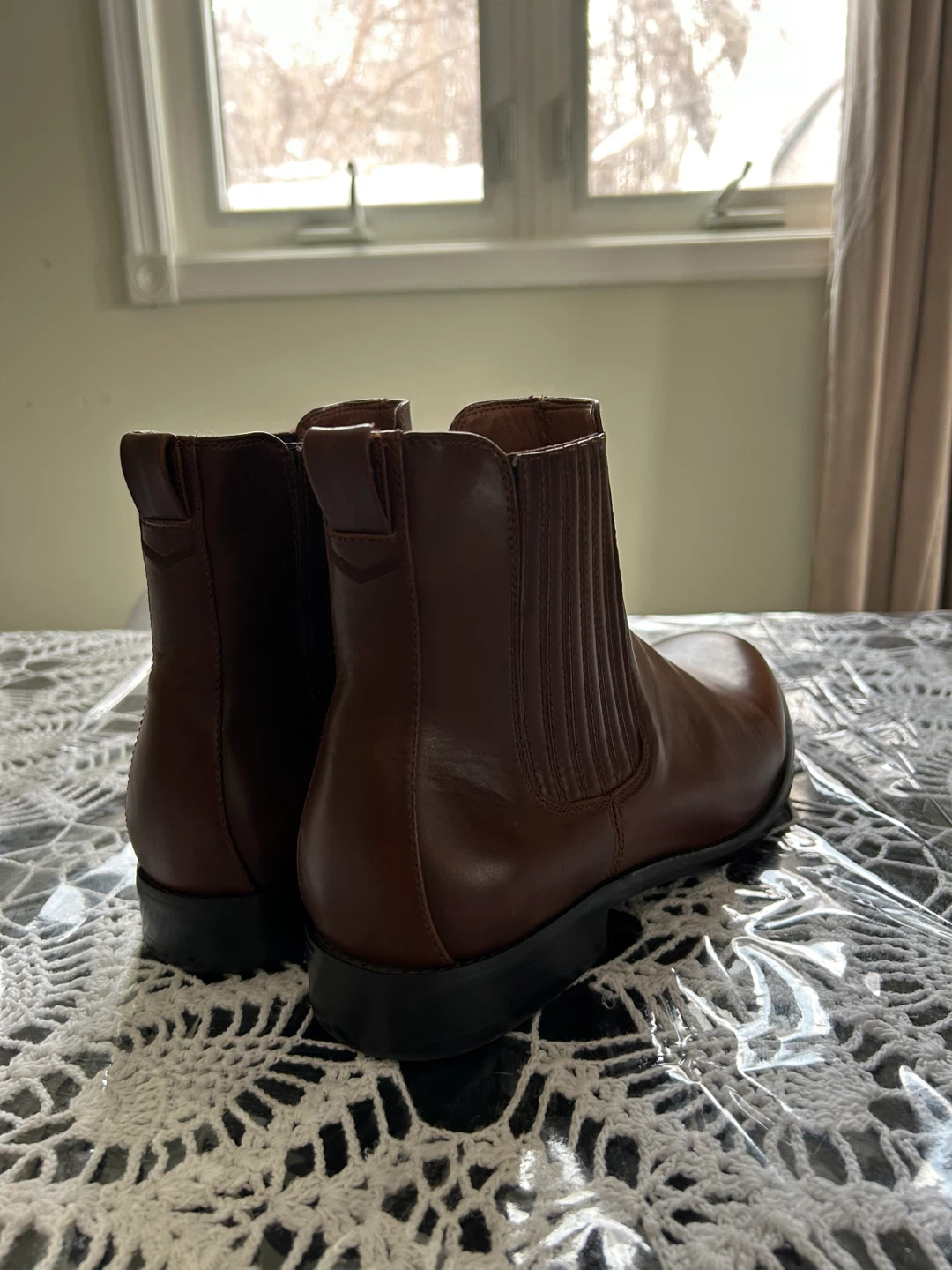 Brown Leather Chelsea Boots - photo 3