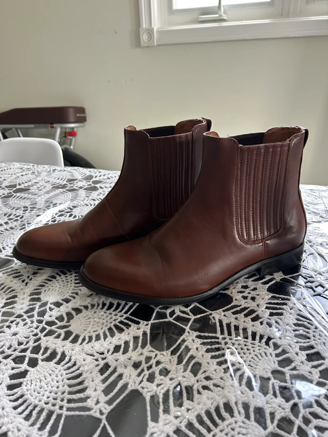 Brown Leather Chelsea Boots - photo 2