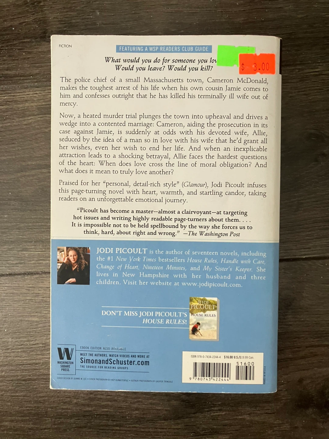 Mercy a novel by Jodi Picoult - photo 2