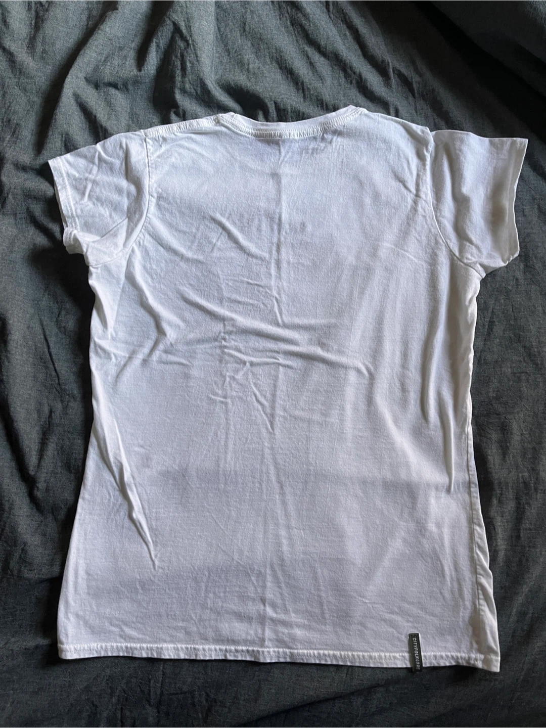 CityFolklore white woman t-shirt 100% cotton - photo 3