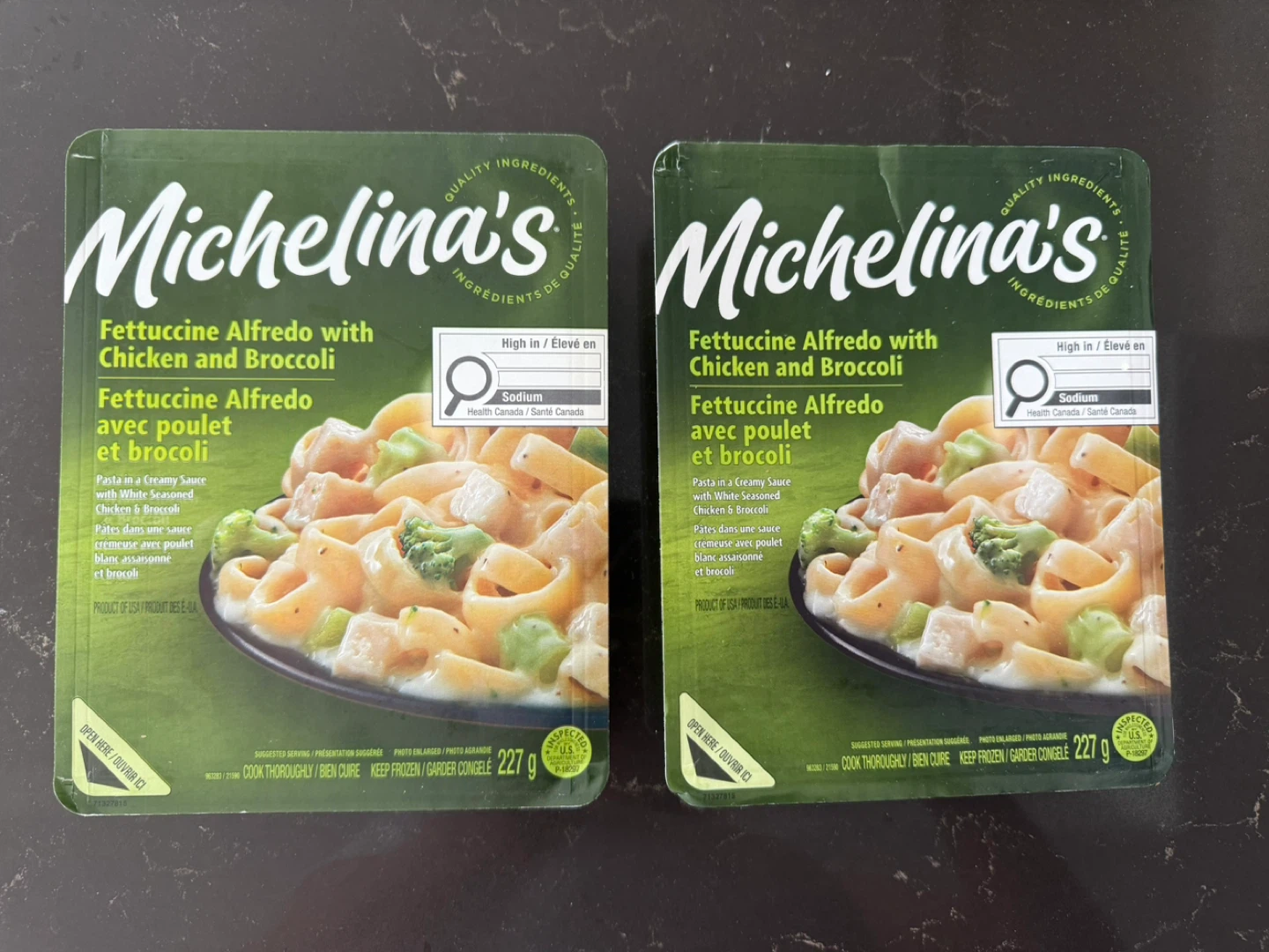 Michelina's Fettuccine Alfredo with Chicken and Broccoli