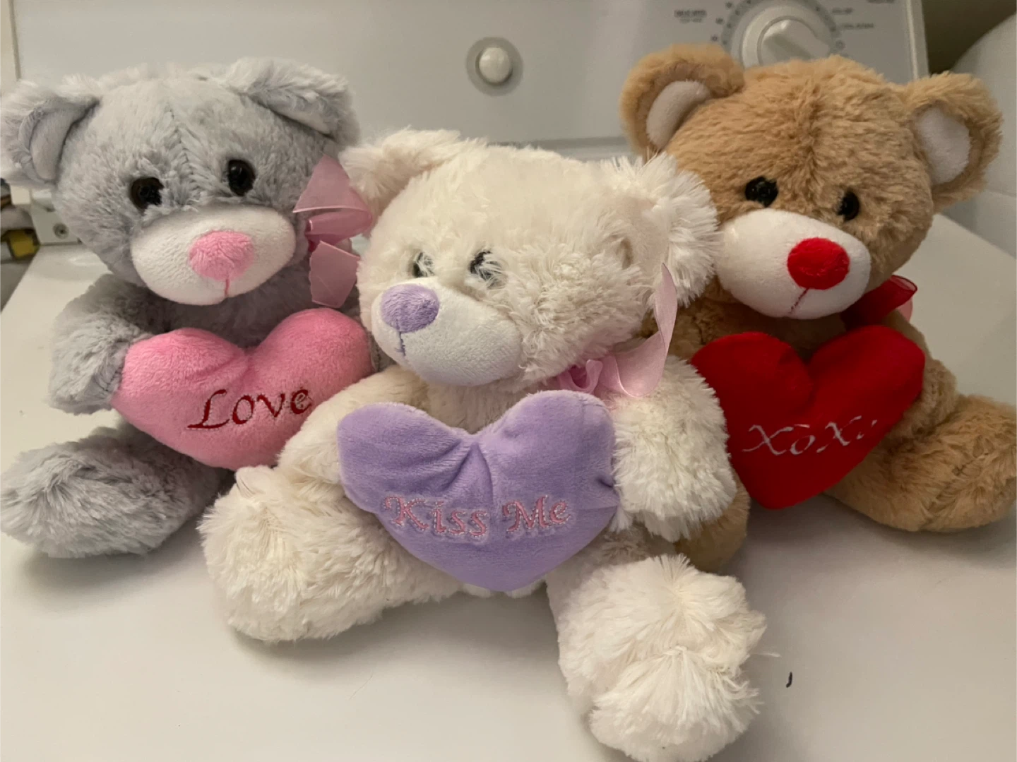 CUTEST PLUSH HEART MESSAGE BEARS