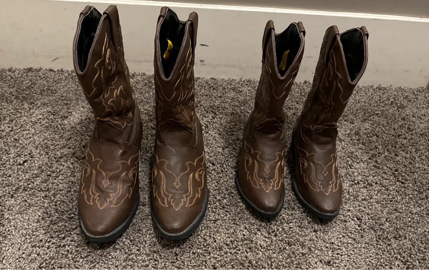 Kids Brown Cowboy Boots