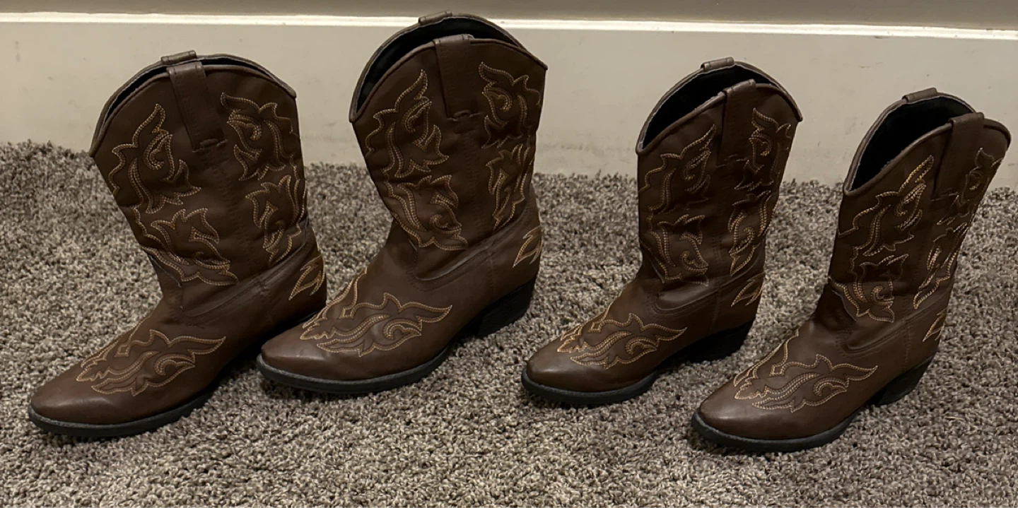 Kids Brown Cowboy Boots - photo 3