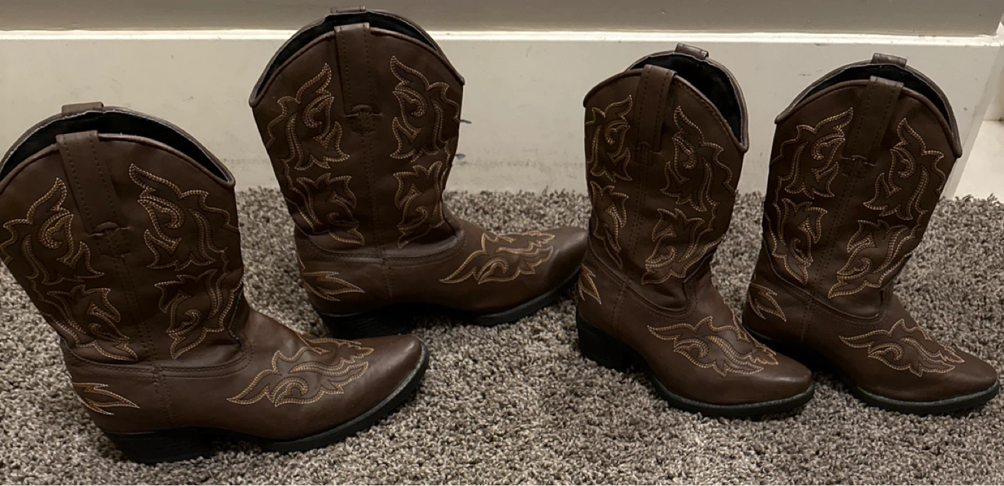 Kids Brown Cowboy Boots - photo 4