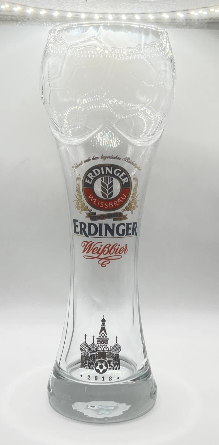 Rare Erdinger Football World Cup glass 2018