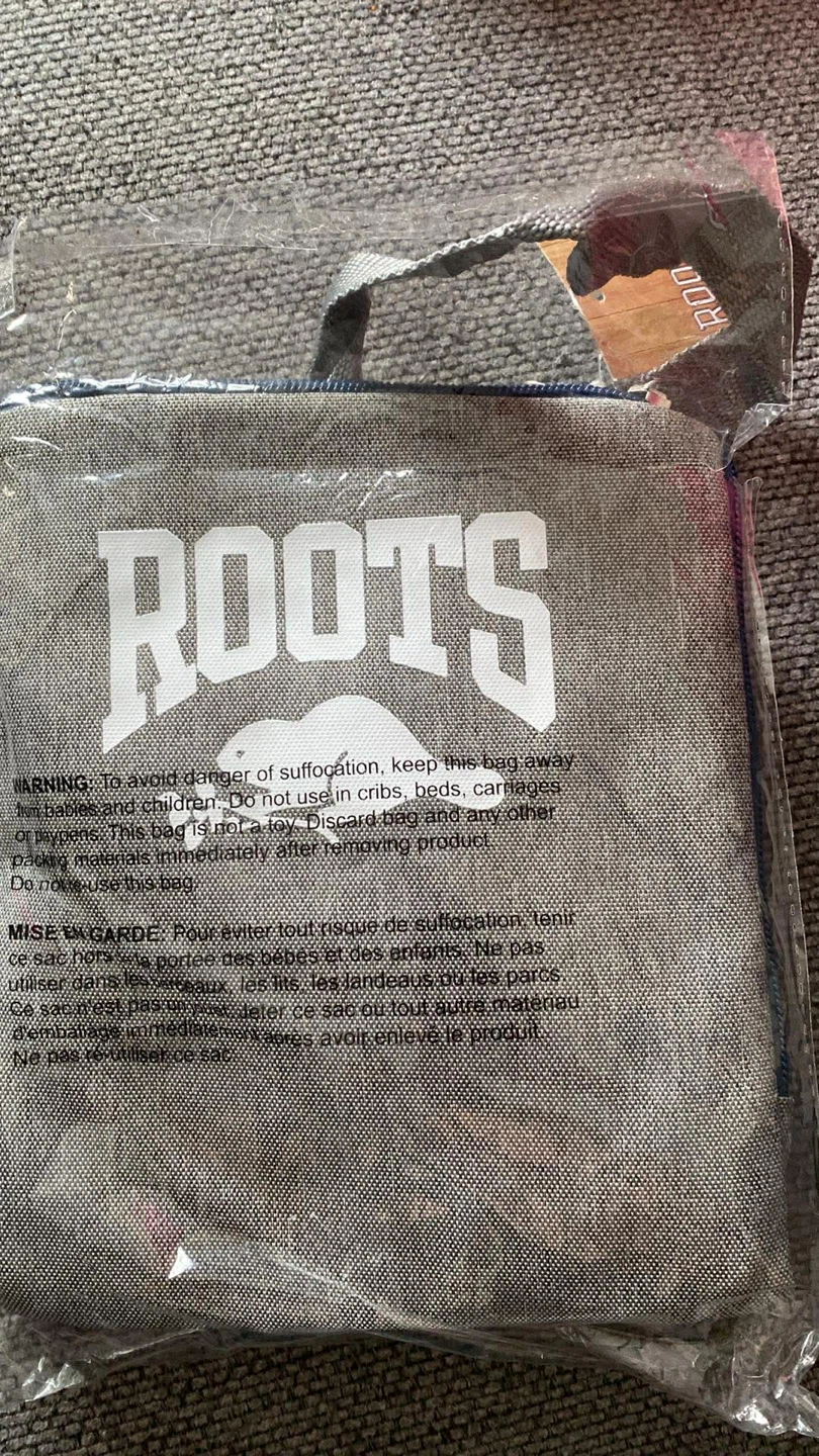 Roots Style Navy Tote Bag
