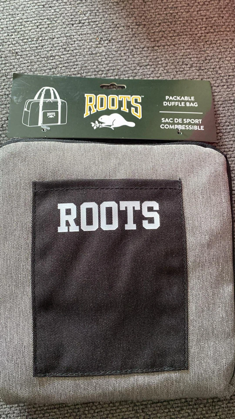 Roots Packable Duffle Bag - Black