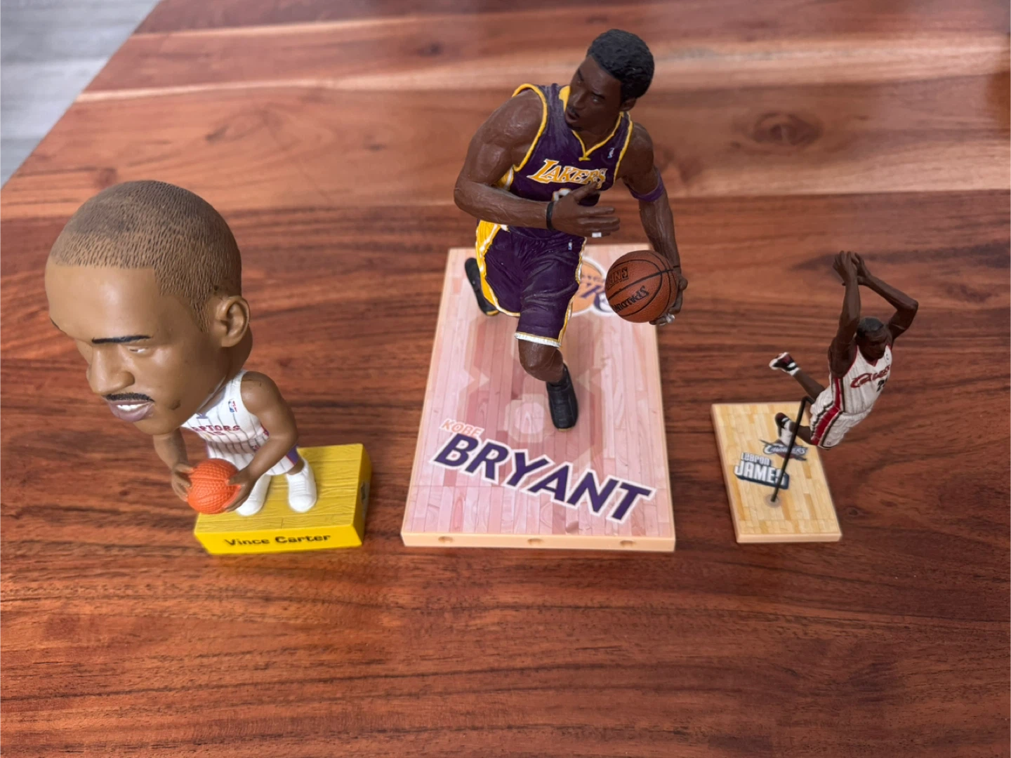 NBA players collectible figurines- Kobe, lbj, vince carter