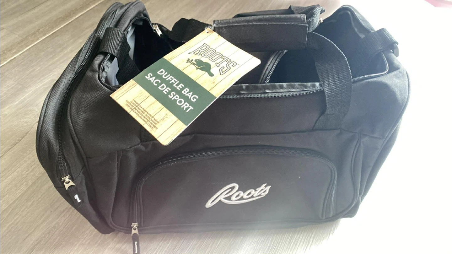 Roots Duffel Bag - Black, 32L Capacity