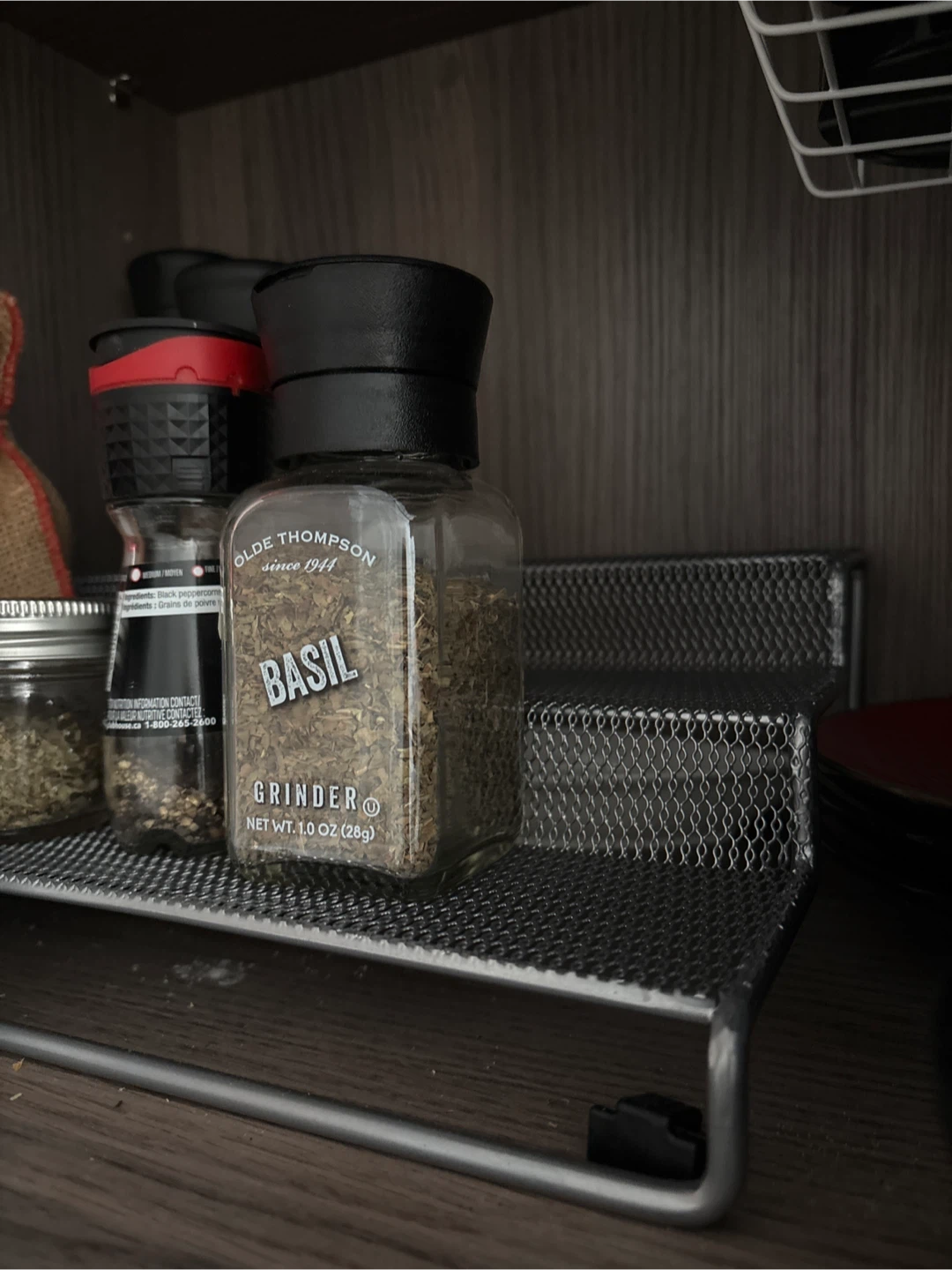 Tiered herb organizer