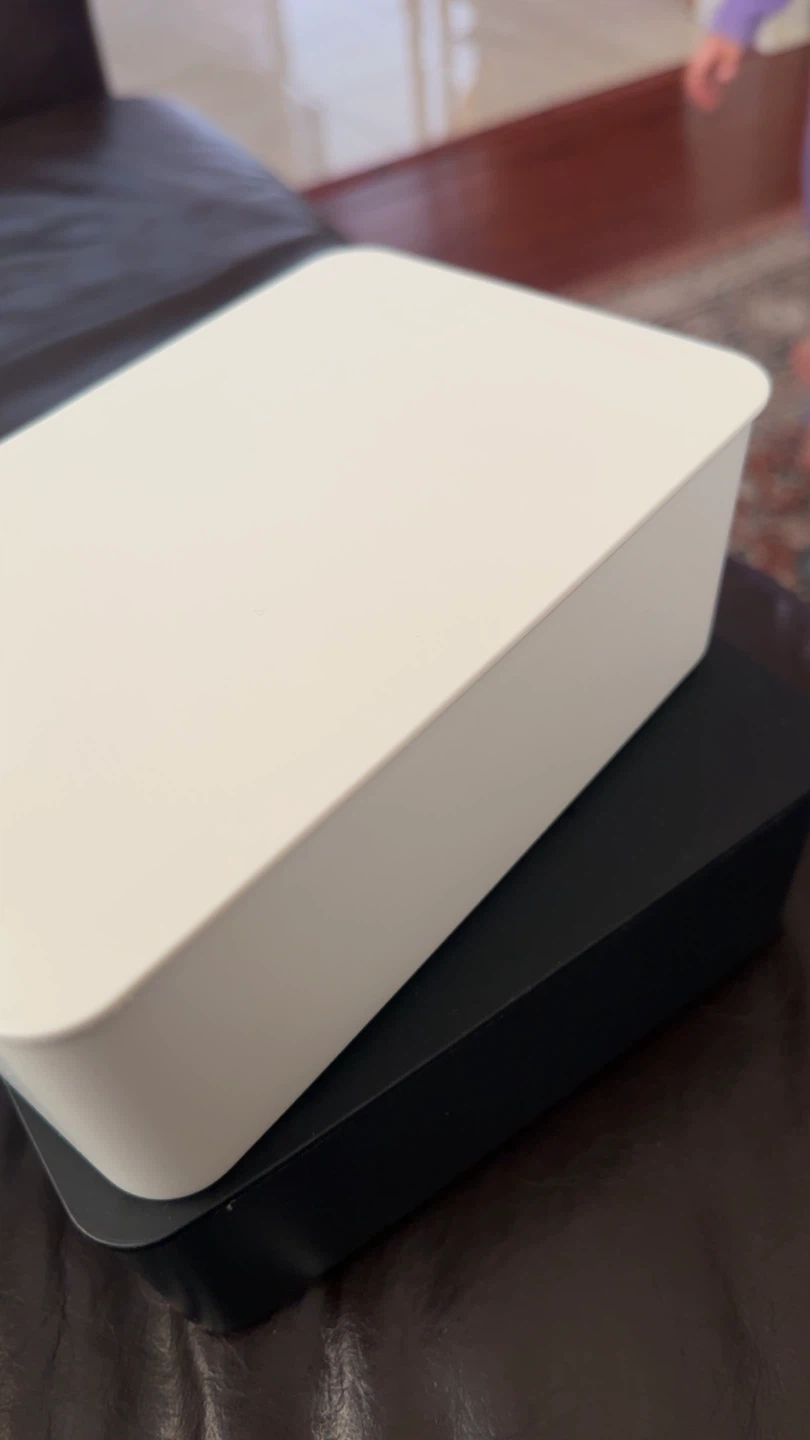 Black and White Wipes dispenser Set - photo 2