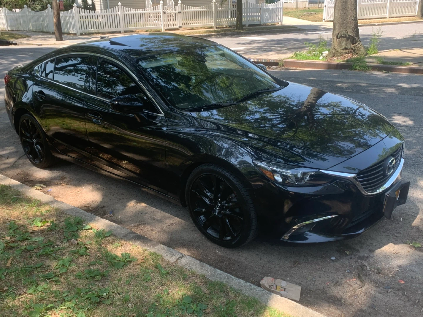 Black Mazda 6 grand touring 2016