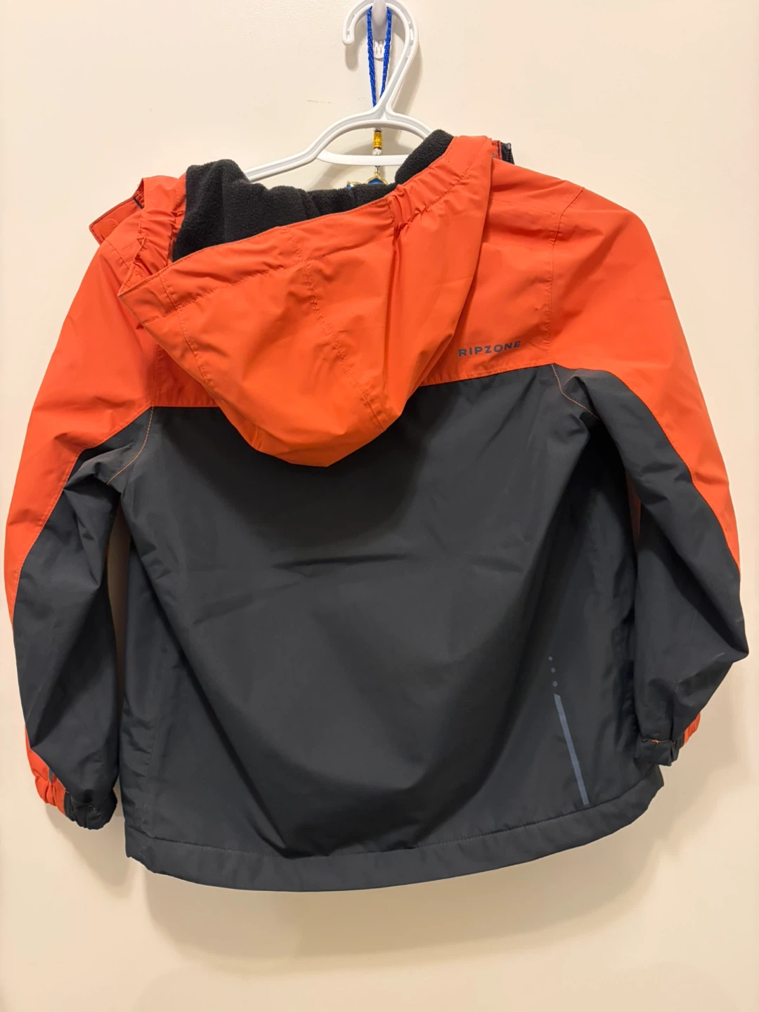 Ripzone Kids Jacket Orange/Grey Size S/P - photo 3