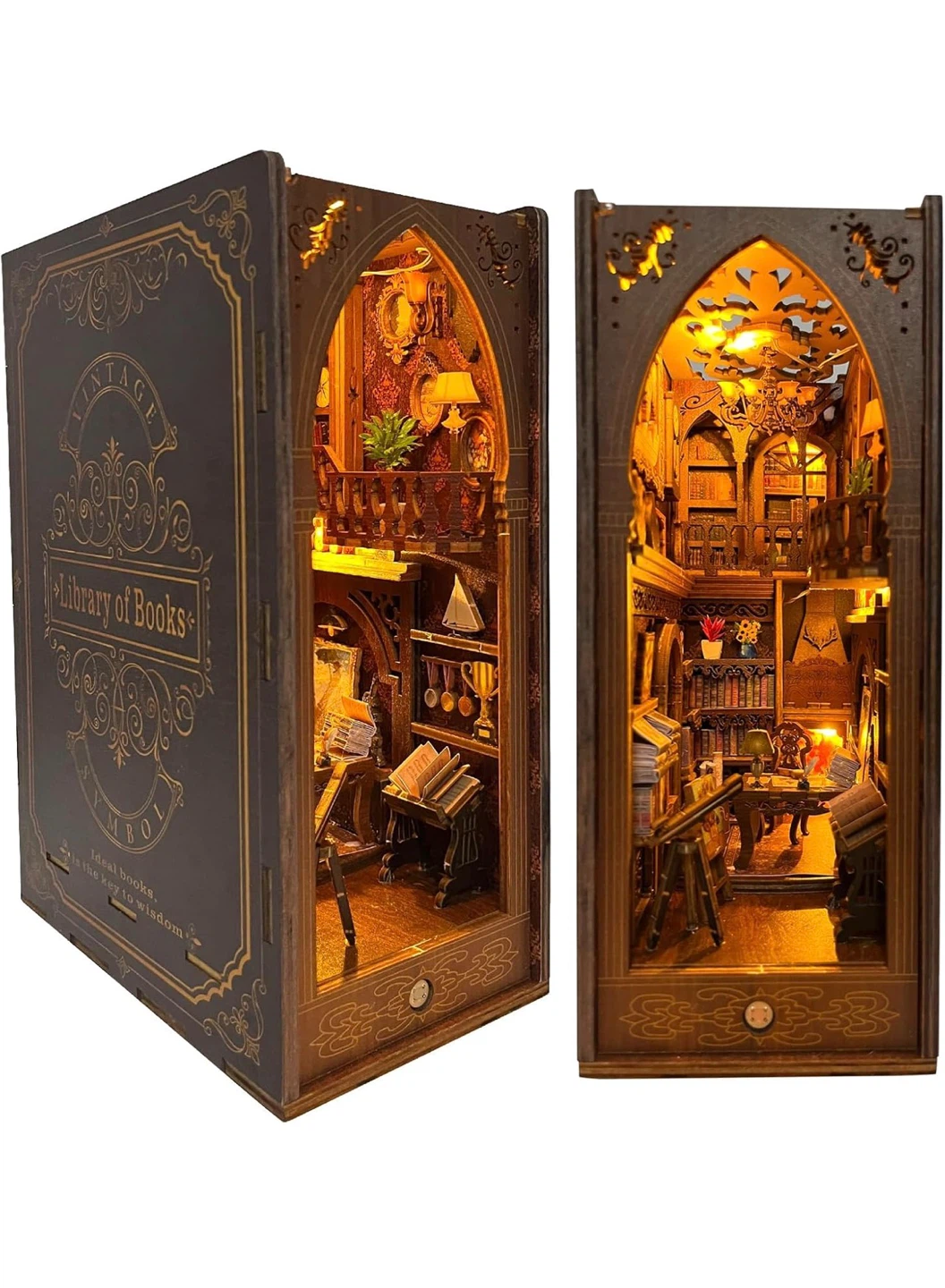 Library of Books Book Nook Diorama Kit. New!! - photo 2