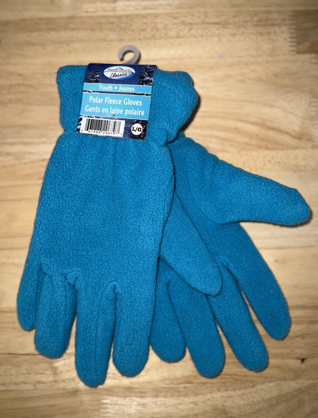 New-True North Classics Youth Polar Fleece Gloves L/G