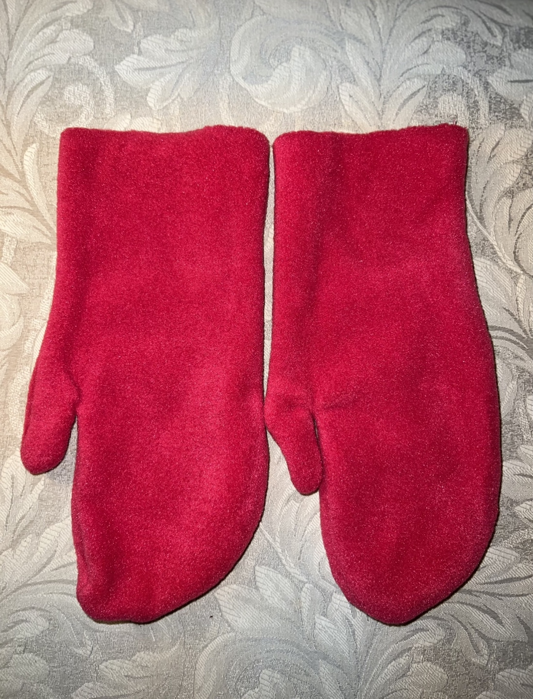 New-Red Fleece Mittens