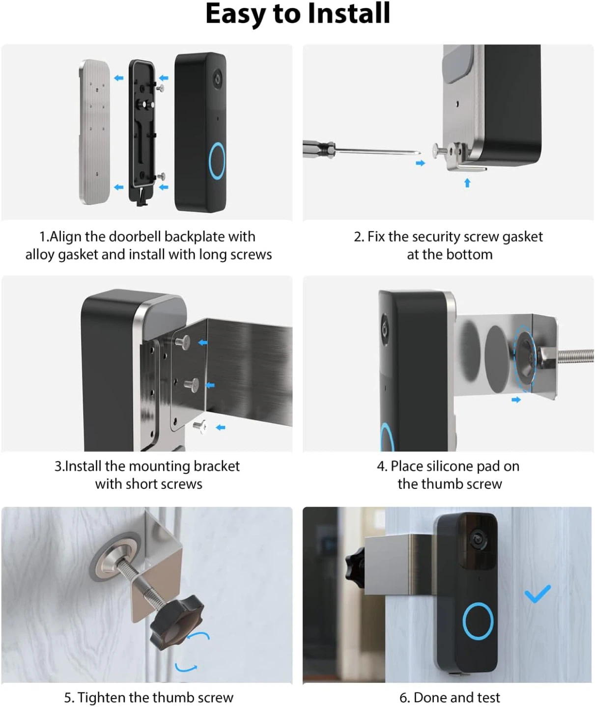 Stouchi Blink Anti Theft Video Doorbell Camera Mount - photo 2
