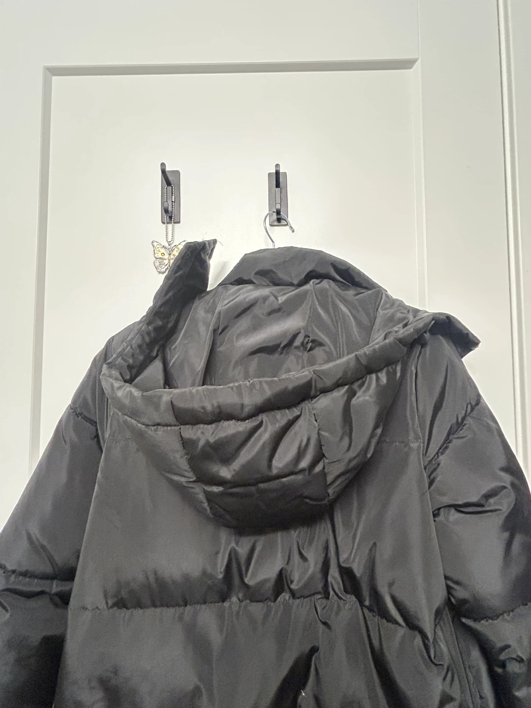 ZARA Black Puffer Coat - Size S/M - photo 4