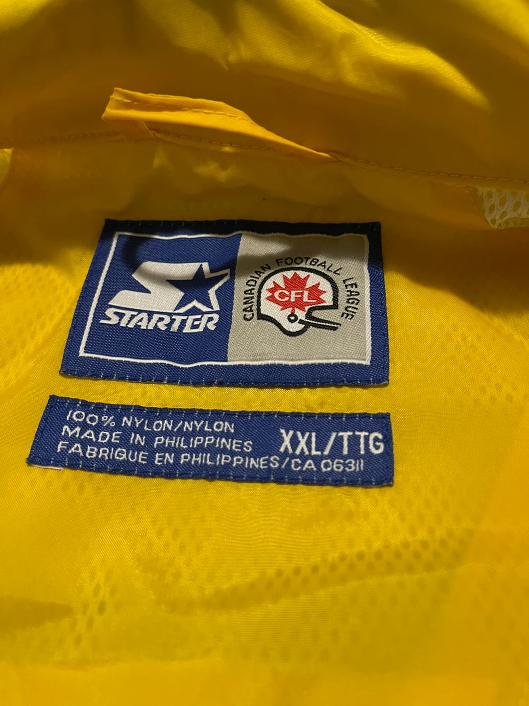 Starter Windbreaker CFL Eskimos Jacket XXL - photo 5