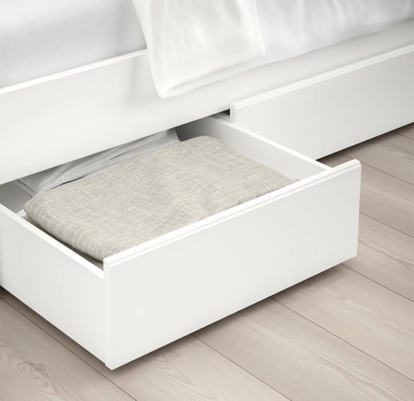 Ikea Songesand full/double bed frame with 4 storage boxes - photo 5