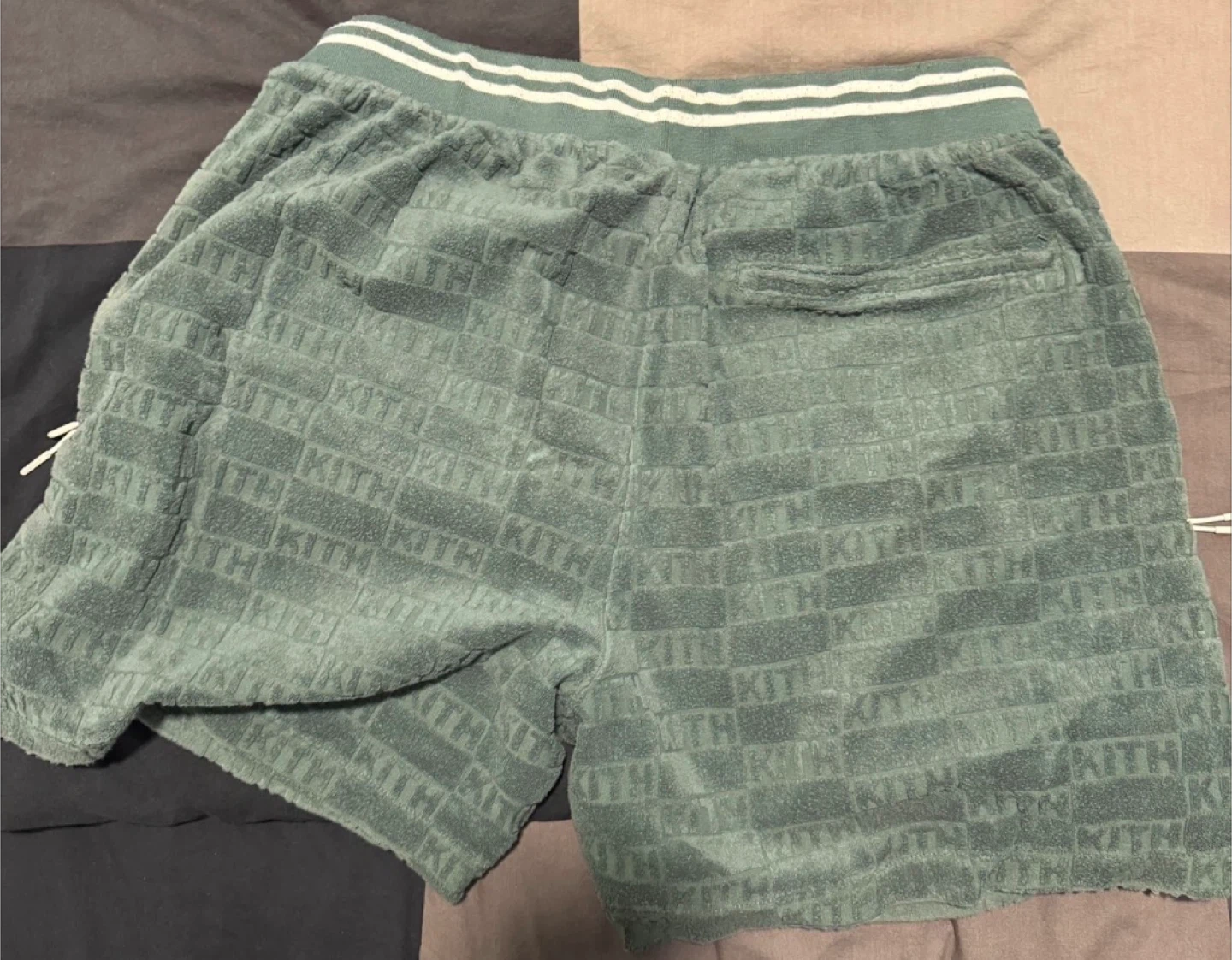 Kith Terrycloth Logo Shorts Green Size L - photo 5