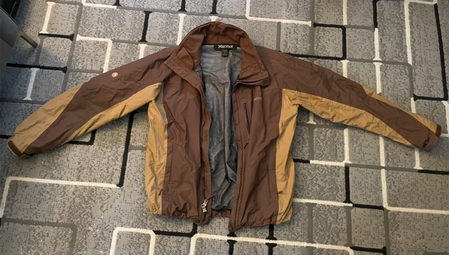 Marmot Men's Size L Brown & Tan Ski/Snowboard Jacket