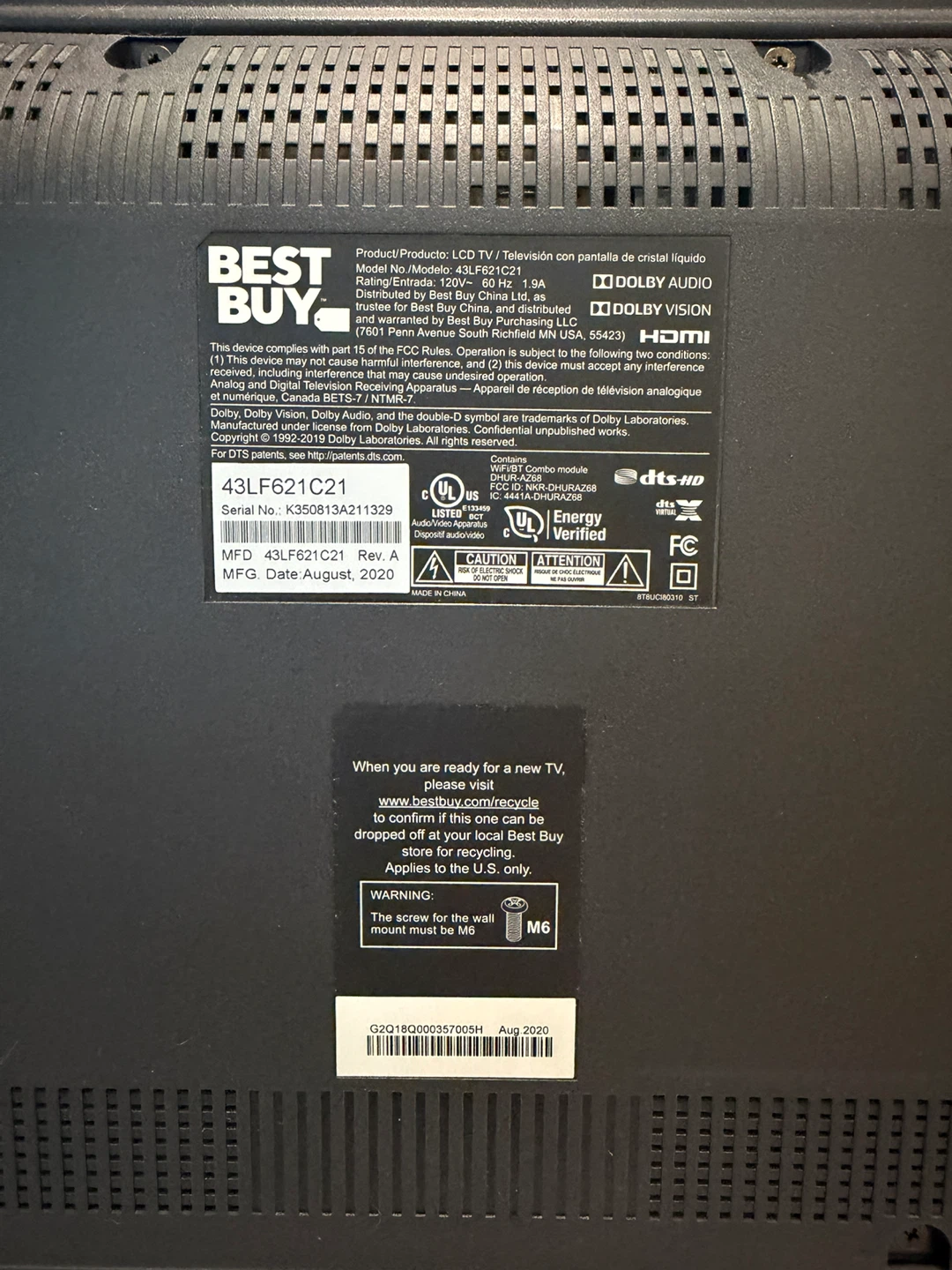 Toshiba 43" 4K Smart Fire TV - photo 3