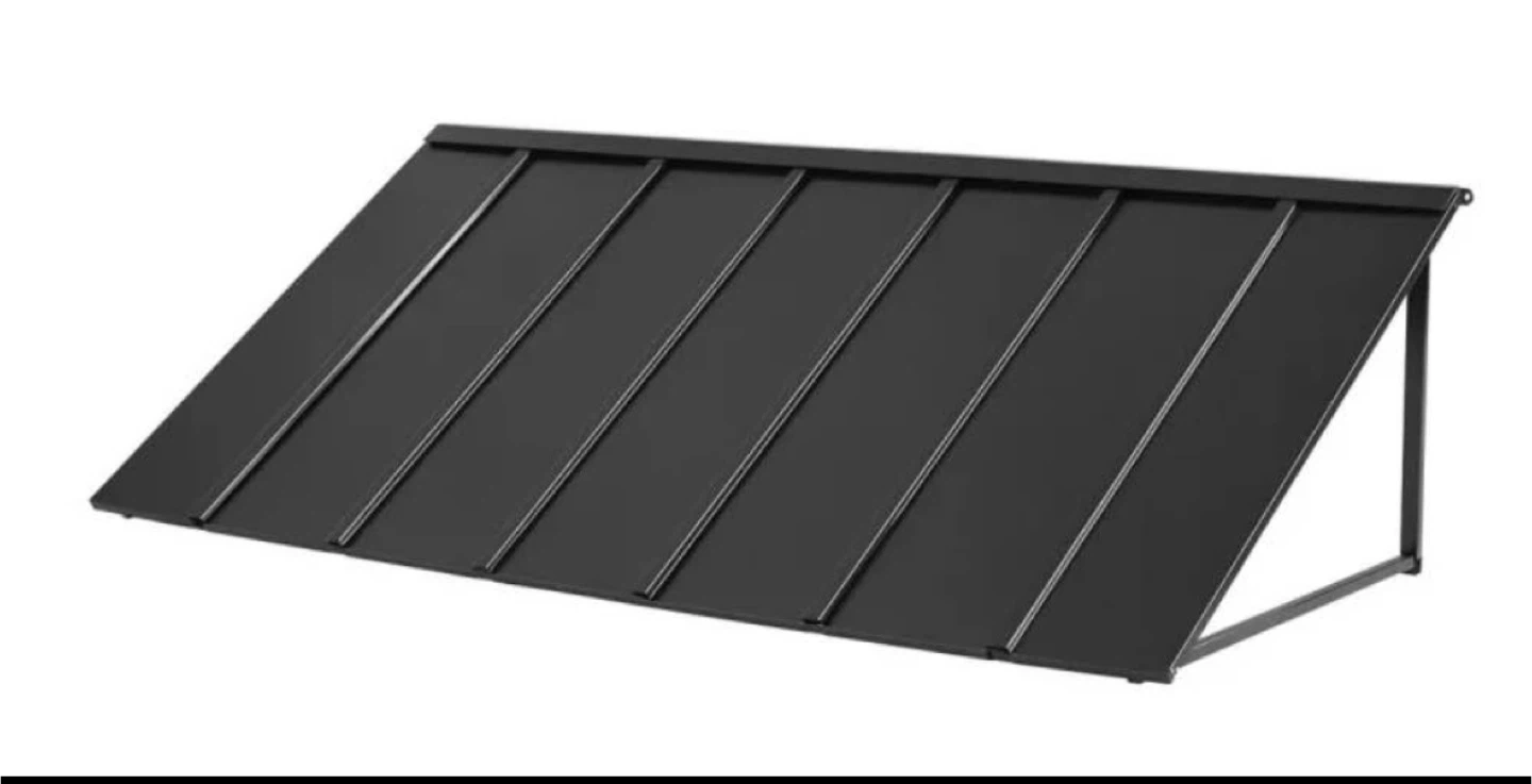 Door/window awning all metal