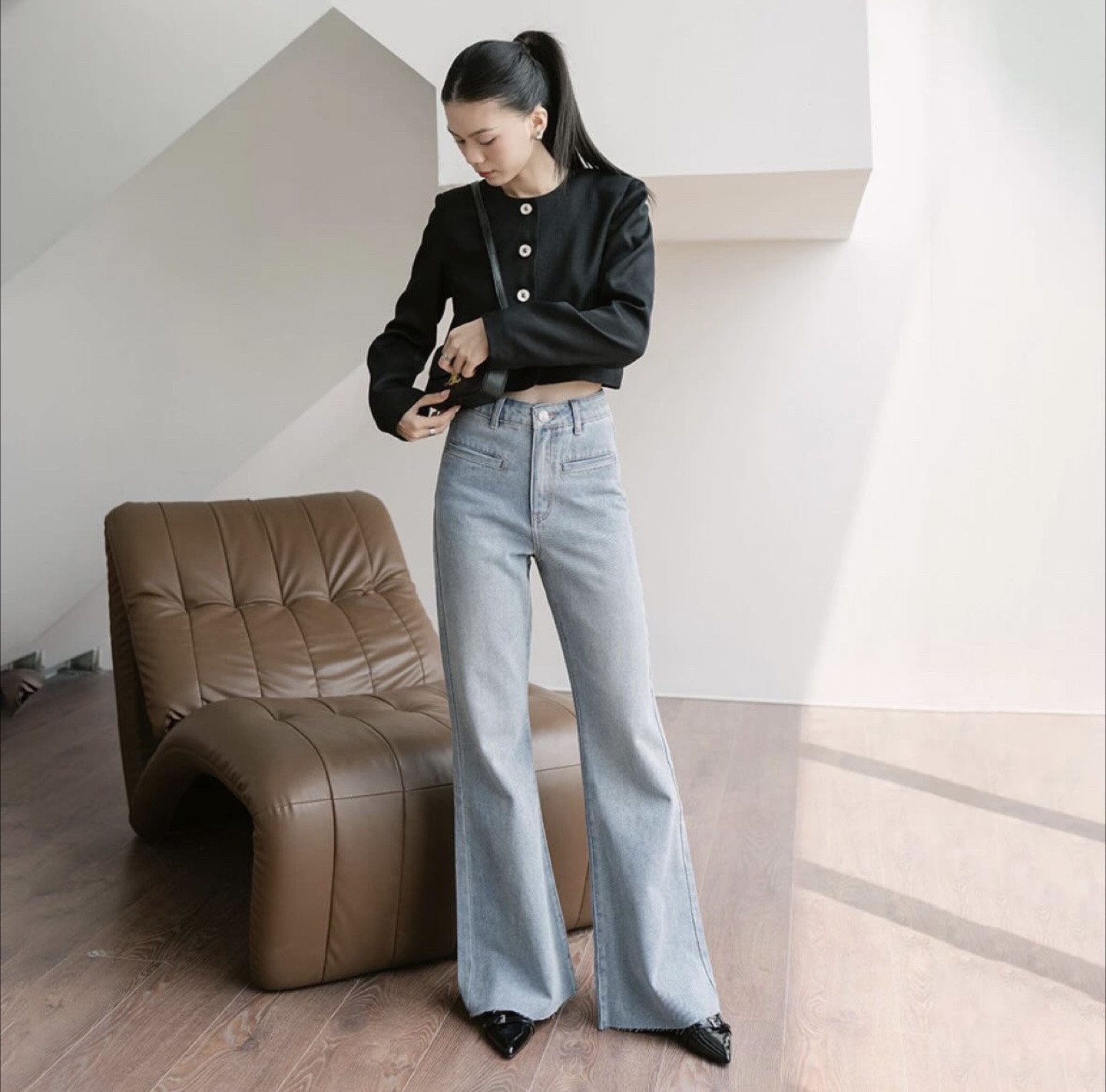 High Waisted Jeans