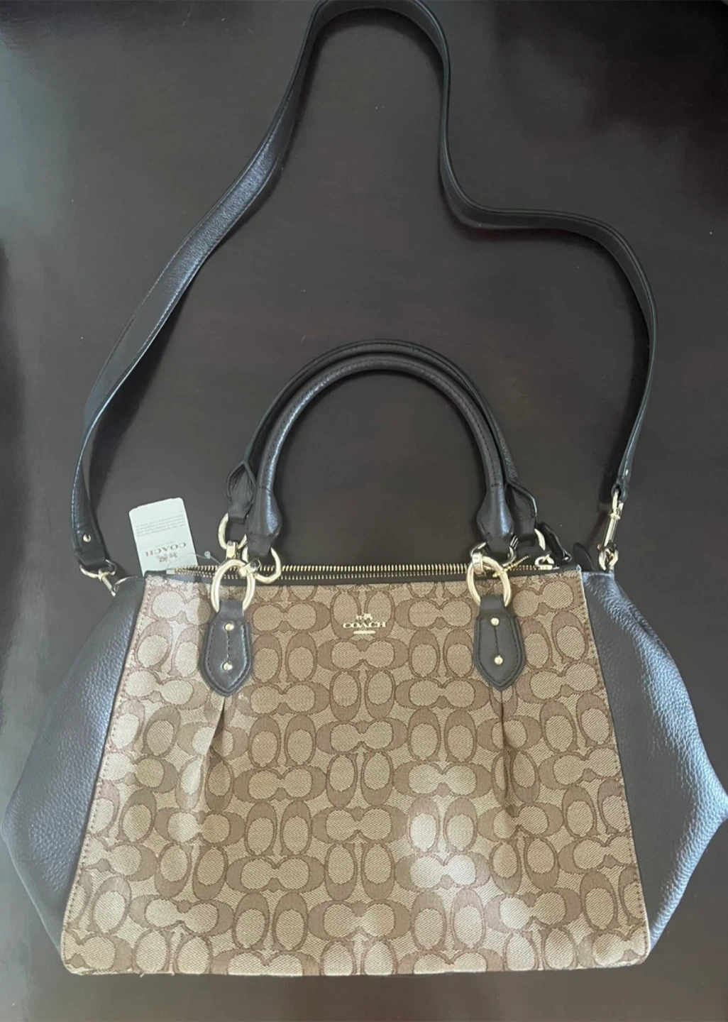 COACH - Signature Monogram Satchel Handbag - NEW!!