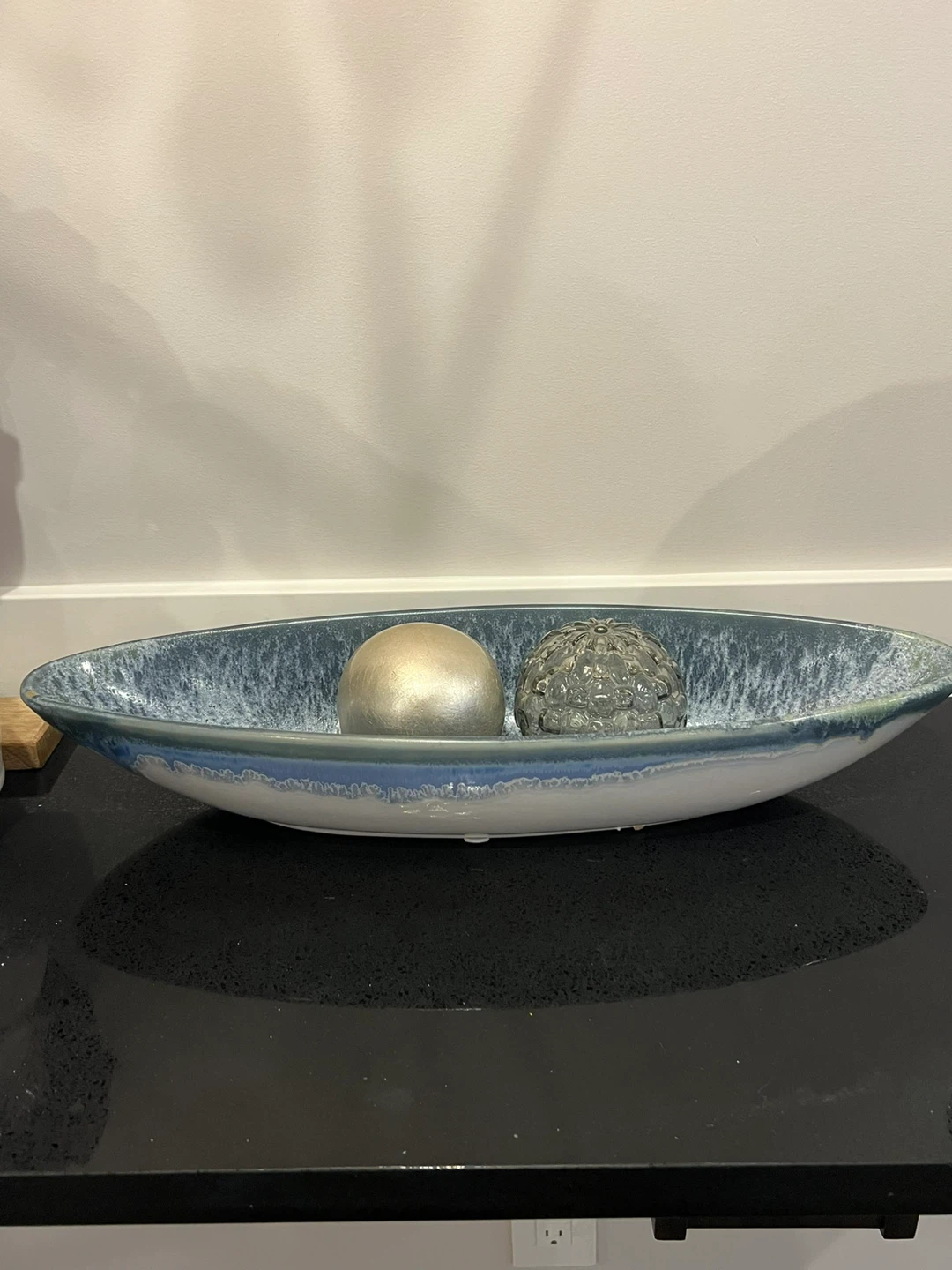 Decorative Ceramic Bowl with Orbs